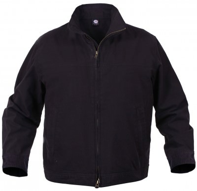 Черная куртка с карманами для скрытого ношения оружия Rothco Lightweight Concealed Carry Jacket  Black 59585, фото