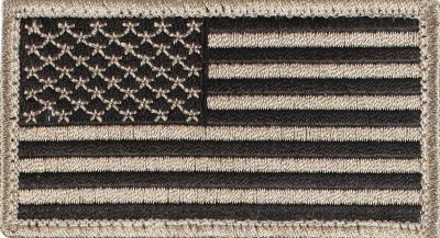 Нашивка хаки с велкро флаг США Rothco U.S. Flag Velcro Patch Khaki / Forward 17782, фото