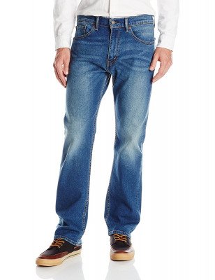 Мужские джинсы Levi's Men's 505 Regular Fit Jean Big Root 005051369, фото