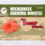 Cпасательный свисток Wilderness Survival Whistle Orange 10760 - Cпасательный свисток Wilderness Survival Whistle Orange 10760