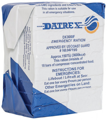 Американское экстремальное питание (сухпай) Datrex Blue 3600 Calorie Emergency Food Ration, фото