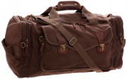 Rothco Canvas Long Weekend Bag Brown 9689