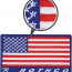 Нашивка с велкро флаг США и надписью «Rothco» Rothco Brand US Flag Patch Red / White / Blue 1897 - Нашивка с велкро флаг США и надписью «Rothco» Rothco Brand US Flag Patch Red / White / Blue 1897