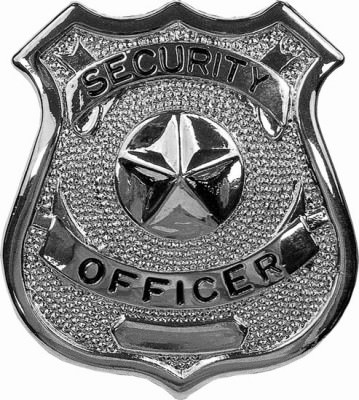 Серебряный нагрудный значок офицера службы безопасности Rothco Security Officer Badge Silver 1901, фото