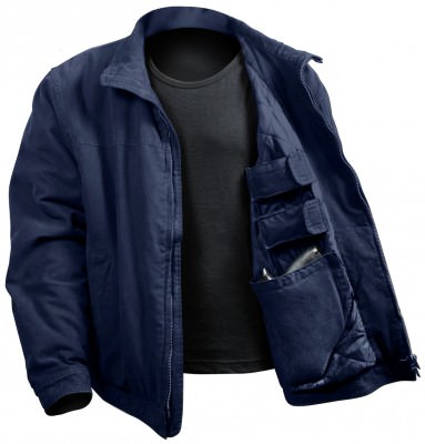 Куртка тактическая Rothco 3 Season Concealed Carry Jacket Navy Blue 54385, фото