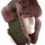 Шапка ушанка зимняя с искуственным мехом Rothco Fur Flyer's Hat - Шапка -ушанка оливковая Rothco Fur Flyer's Hat - Olive Drab # 9860