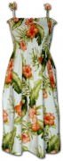 Pacific Legend Hawaiian Tube Dress - 332-3743 White