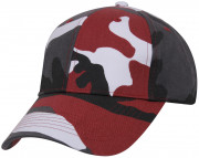 Rothco Supreme Camo Low Profile Cap Red Camo 7955