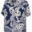 Мужская хлопковая гавайская рубашка темно-синего цвета (гавайка) производства США с узором Tribal Tattoo Designs Men's Aloha Shirt 410-3984 Navy - Мужская хлопковая гавайская рубашка темно-синего цвета (гавайка) производства США с узором Tribal Tattoo Designs Men's Aloha Shirt 410-3984 Navy