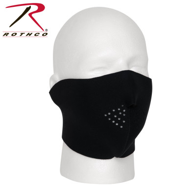 Полумаска неопреновая черная Rothco Neoprene Half-Face Mask Black 1257, фото