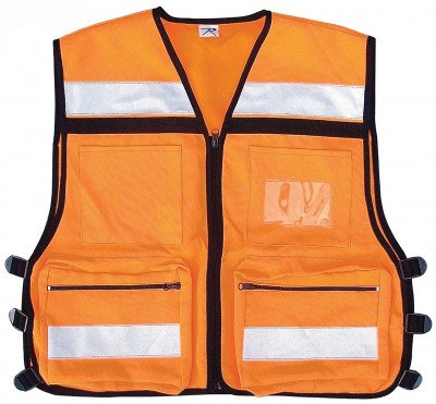 Оранжевый жилет для спасательных служб Rothco EMS Rescue Vest Orange 9561, фото