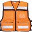 Оранжевый жилет для спасательных служб Rothco EMS Rescue Vest Orange 9561 - Жилет разгрузочный Rothco для спасателей и медицинских служб EMS Rescue оранжевый 9561