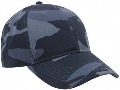 Бейсболка темно-синий ночной камуфляж Rothco Supreme Camo Low Profile Cap Midnight Blue Camo 7960, фото