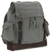 Rothco Vintage Expedition Rucksack Charcoal Grey 8707