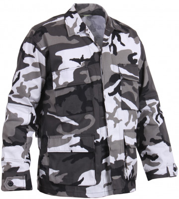 Китель городской серый камуфляж Rothco BDU Shirt City Camo 8881, фото