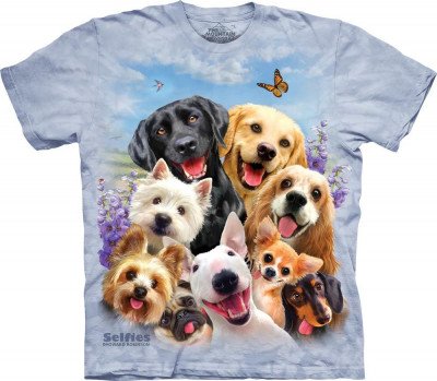 Футболка The Mountain T-Shirt Dogs Selfie 104984, фото