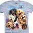 Футболка The Mountain T-Shirt Dogs Selfie 104984 - Американская футболка The Mountain T-Shirt Dogs Selfie 104984