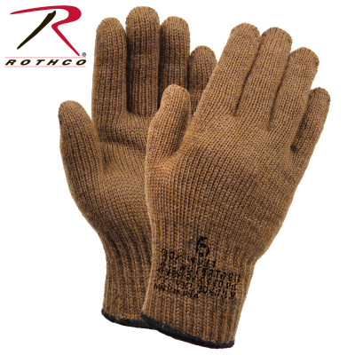 Шерстяные военные перчатки-подклад койот Newberry Knitting® Cold Weather Glove Insert Type II Class I Coyote Brown 8458, фото