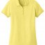 Футболка поло женская лимонная Port Authority Ladies Core Classic Pique Polo Lemon Drop Yellow - Класcическая женская футболка поло Port Authority Ladies Core Classic Pique Polo Lemon Drop Yellow
