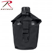 Rothco MOLLE Compatible 1 Quart Canteen Cover Black 40111