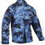 Китель городской голубой камуфляж Rothco BDU Shirt Sky Blue Camo 8882 - Китель городской голубой камуфляж Rothco BDU Shirt Sky Blue Camo 8882