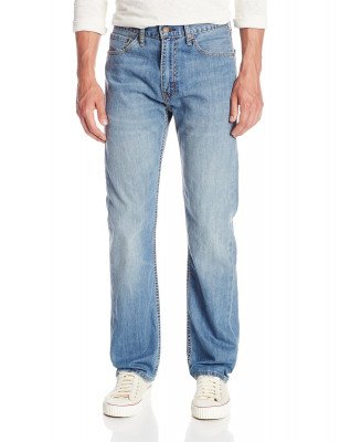 Мужские джинсы Levi's Men's 505 Regular Fit Jean Cabana 005051087, фото