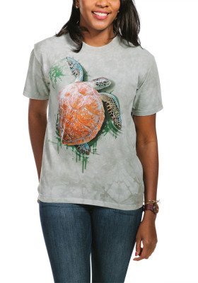 Футболка с черепахой The Mountain T-Shirt Sea Turtle Climb 105947, фото