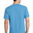 Голубая мужская американская хлопковая футболка Port & Company Core Cotton Tee PC54 Aquatic Blue - Голубая мужская американская хлопковая футболка Port & Company Core Cotton Tee PC54 Aquatic Blue