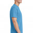 Голубая мужская американская хлопковая футболка Port & Company Core Cotton Tee PC54 Aquatic Blue - Голубая мужская американская хлопковая футболка Port & Company Core Cotton Tee PC54 Aquatic Blue