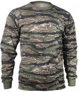 Rothco Long Sleeve T-Shirt Tiger Stripe Camo 66787