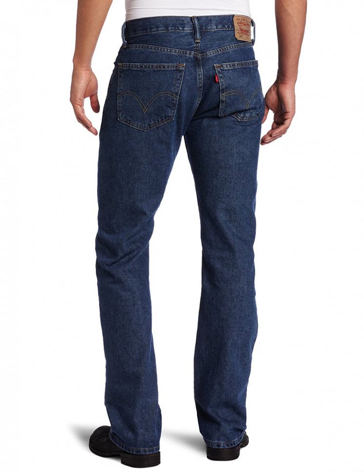 Levi's® 505® REGULAR - Jean Droit - Dark Rinse/denim Bleu Foncé