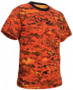 Rothco T-Shirt Orange Digital Camo 5735