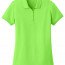 Футболка поло женская лайм Port Authority Ladies Core Classic Pique Polo Lime - Класcическая женская футболка поло Port Authority Ladies Core Classic Pique Polo Lime