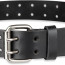 Ремень кожаный черный Dickies Men's Double Prong Leather Work Belt Black 1DI0227-BLC - Ремень кожаный черный Dickies Men's Double Prong Leather Work Belt Black 1DI0227-BLC