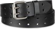 Dickies Men's Double Prong Leather Work Belt Black