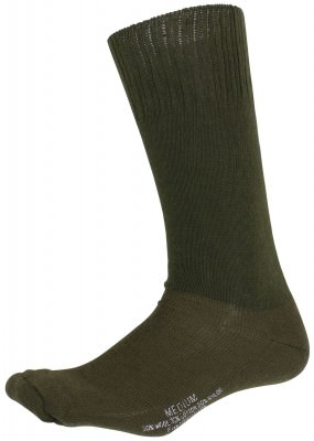 Американские армейские оливковые шерстяные носки Elder Hosiery Military Issue Cushion Sole Socks Olive Drab 4565, фото