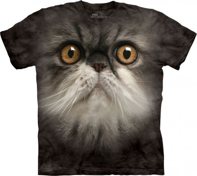 Футболка с мордой кошки The Mountain Furry Face T-Shirt 103356, фото