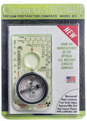 Компас Cammenga® Destinate Model D3-T Tritium Protractor Compass 444, фото