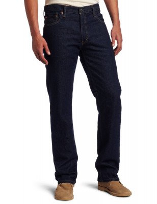 Мужские джинсы Levi's 505 Regular Fit Jean Rinse 005050216, фото