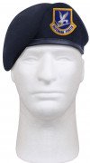 Rothco Inspection Ready Beret With USAF Flash Midnight Navy Blue 4898