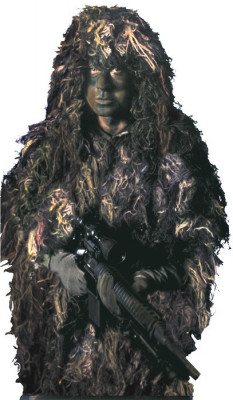 Костюм снайпера Bushrag The Complete Ghillie Suit Kit Woodland Camo 65110, фото
