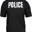 Потоотводящая полицейская футболка поло Rothco Moisture Wicking 'Police' Golf Shirt Black 3282 - Потоотводящая полицейская футболка поло Rothco Moisture Wicking 'Police' Golf Shirt Black 3282