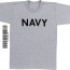 Тренировочная футболка ВМФ США серая лицензионная Rothco Physical Training T-Shirt "Navy" Grey 60010 - Тренировочная футболка ВМФ США серая лицензионная Rothco Physical Training T-Shirt "Navy" Grey