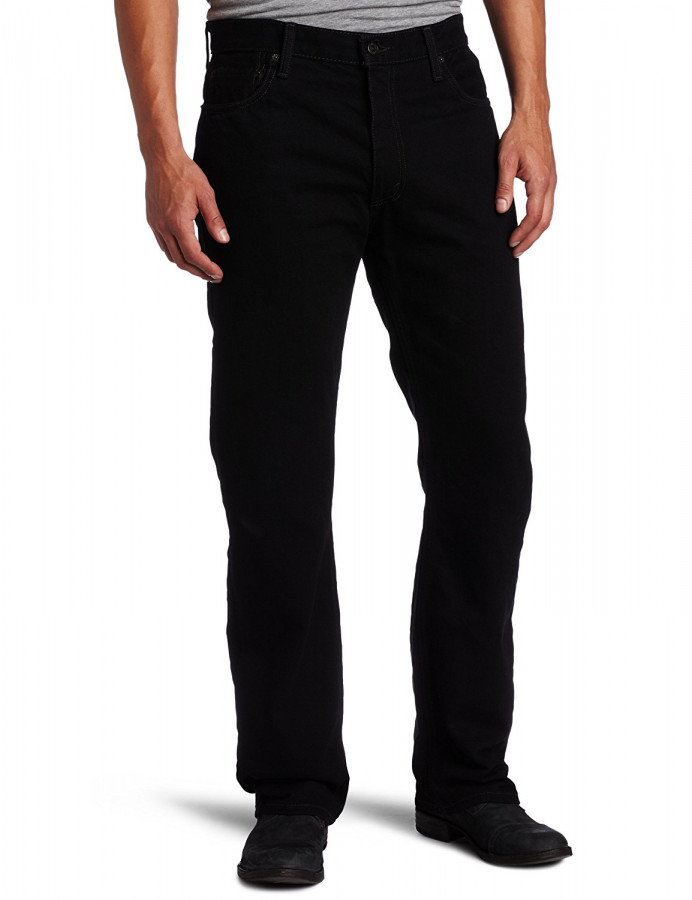 Levi s Men s 505 Regular Fit Jean Black 005050260 www