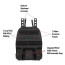 Тактическая черная разгрузочная MOLLE панель на сиденье автомобиля Rothco Tactical Car Seat Panel Black 3902 - Тактическая черная панель на сиденье автомобиля Rothco Tactical Car Seat Panel Black 3902