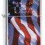 Зажигалка с американским флагом Zippo American Flag Lighters Brushed Chrome Made in USA - Купить американскую зажигалку Zippo American Flag Lighters Brushed Chrome Made in USA