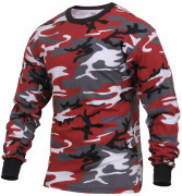 Rothco Long Sleeve T-Shirt Red Camo 3173