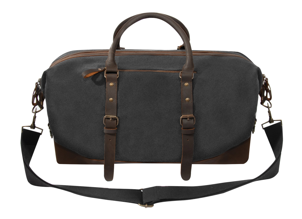 Grey weekender bag online