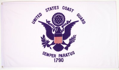 Флаг береговой охраны США Rothco U.S. Coast Guard Flag (90 x 150 см) 1490, фото
