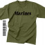 Тренировочная оливковая футболка Морской Пехоты США Rothco Physical Training T-Shirt "MARINES" Olive Drab 60157 - Тренировочная футболка Морской Пехоты США оливковая Rothco Physical Training T-Shirt "MARINES" Olive Drab 60157